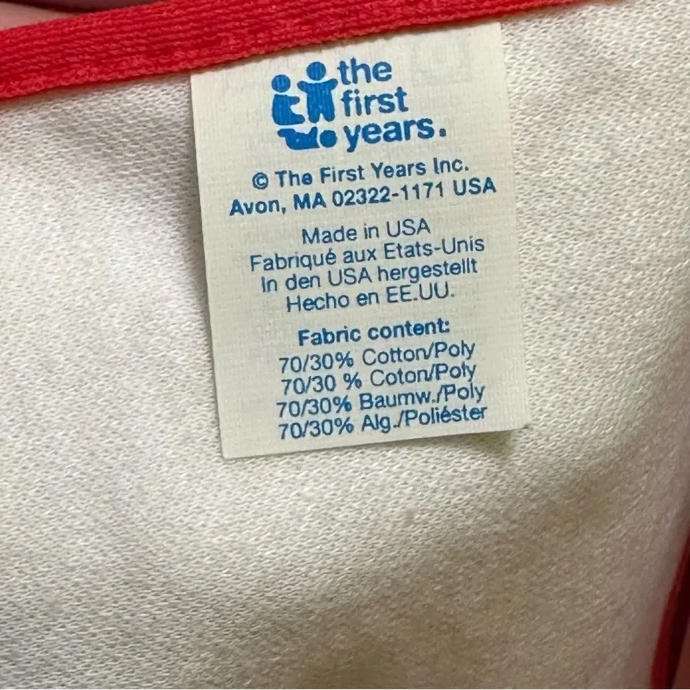 The first years Pooh Tie Bib infant